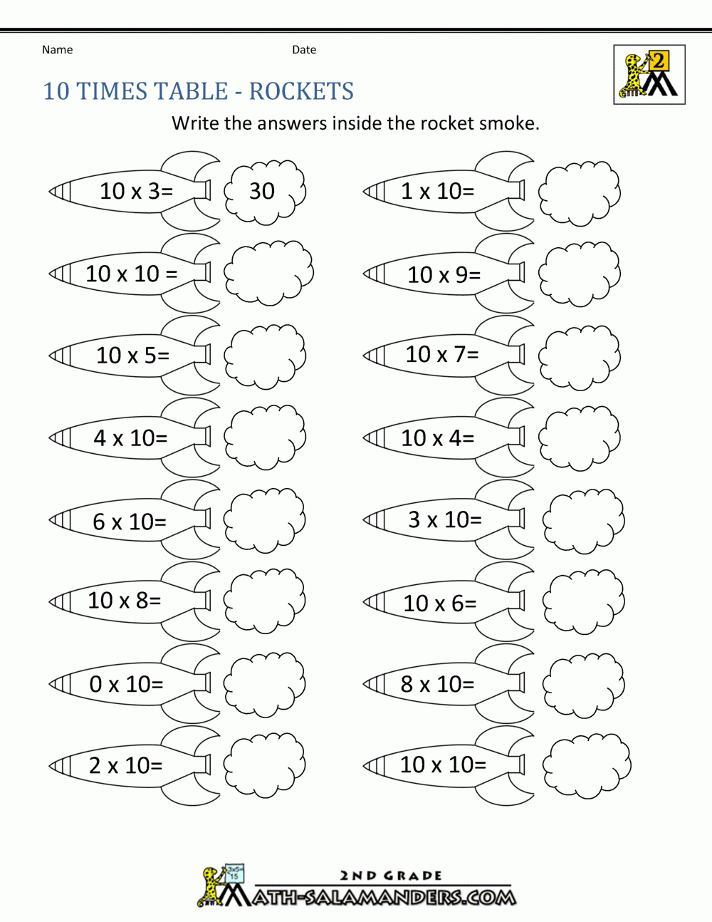 10 Times Table