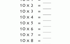 10 Times Table