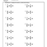 10 Worksheets On Multiplying Fractions With Common Denominators