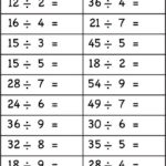 12 Best Multiplication Worksheets Images On Pinterest Math Division