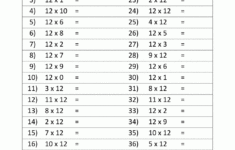 12 Times Table