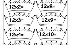 12 Times Table Worksheet 101 Printable