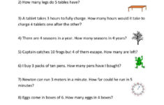 2 Digit Multiplication Word Problems Worksheet Times Tables Worksheets