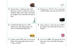 2 Digit Multiplication Word Problems Worksheet Times Tables Worksheets
