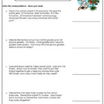 2 Step Word Problems 3rd Grade Worksheets Worksheets Master