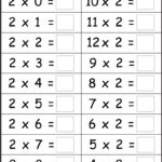 2 Times Table Coloring Worksheets Leonard Burton S Multiplication