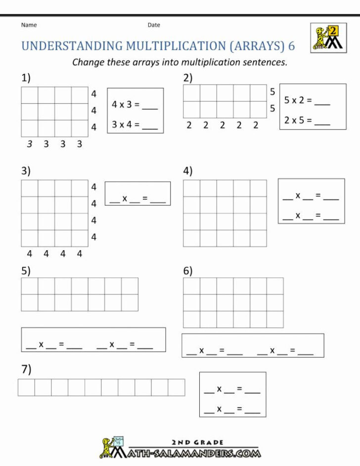 Multiplication Box Method Worksheet