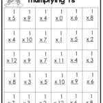 24 Printable Multiplying Practice Worksheets Numbers 1 12 Etsy