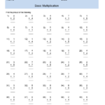 2nd Grade Basic Multiplication Math EduMonitor