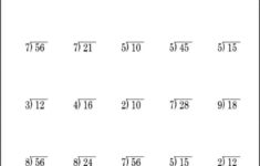 3rd Grade Division Worksheets Best Coloring Pages For Kids