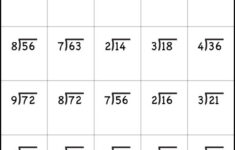 3rd Grade Division Worksheets Best Coloring Pages For Kids Free