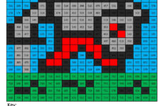 3rd Grade Math Coloring Squared