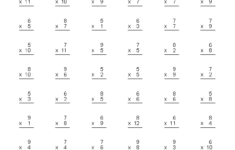 3rd Grade Multiplication Worksheets Best Coloring Pages For Kids