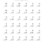 3rd Grade Multiplication Worksheets Best Coloring Pages For Kids