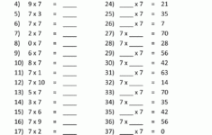 3rd Grade Multiplication Worksheets Best Coloring Pages For Kids