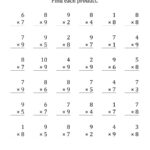 3rd Grade Multiplication Worksheets Best Coloring Pages For Kids