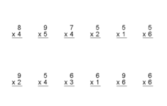 3rd Grade Multiplication Worksheets Best Coloring Pages For Kids