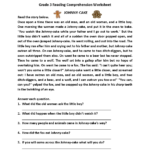 3rd Grade Reading Comprehension Worksheets Multiple Choice Times