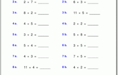 3s And 4s Multiplication Worksheets Times Tables Worksheets