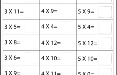 3s And 4s Multiplication Worksheets Times Tables Worksheets