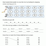 4S Table Multiplication Times Tables Worksheets