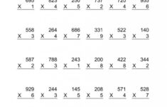 4th Grade Math Worksheets Best Coloring Pages For Kids