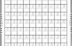4th Grade Multiplication Practice Quiz