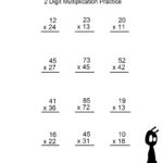 4th Grade Multiplication Worksheets Best Coloring Pages For Kids