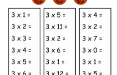 5 Best Multiplication Halloween Worksheets Printables Printablee