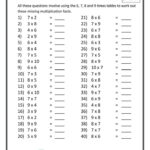 6 7 8 9 Multiplication Worksheets Math Worksheets Free Math