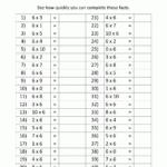 6 Times Tables Worksheets 101 Printable