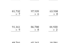 6th Grade Multiplication Worksheets Pdf Times Tables Worksheets