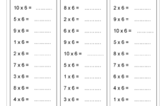 6x Table Fast 6 Second Multiplication By URBrainy