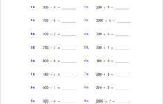 9 Multiplication And Division Worksheet Templates Samples PDF
