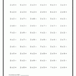 A Minute Of Multiplication With 2s