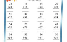 Addition With Carrying 10 Worksheets 99Worksheets