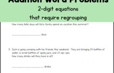 Addition Word Problems with Regrouping Mamas Learning Corner