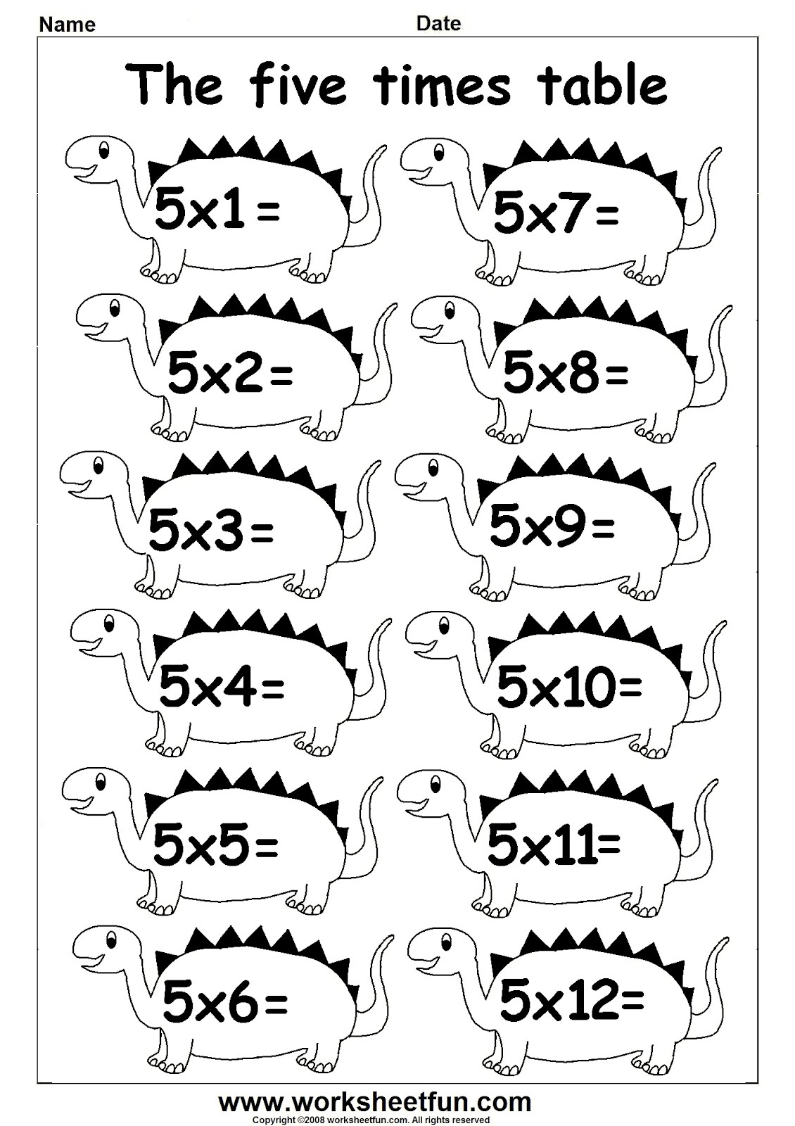 Multiplication Worksheets 4 Multiplication Worksheets