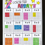 Arrays Multiplication Worksheets Teaching Multiplication Learning