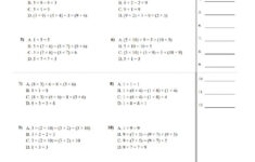 Associative Property Of Multiplication Worksheet