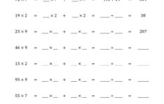 Associative Property Of Multiplication Worksheets 3rd Grade Pdf Times