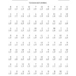 Basic Math Facts Worksheets Learning Printable