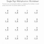 Beginner Multiplication Worksheets Printable