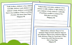 Bible Copywork Philippians 4 8 Mamas Learning Corner