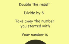 Brain Teaser Picture Logic Puzzle Think Of A Number The Result Is
