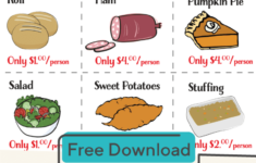 Budgeting For A Holiday Meal Worksheets 99Worksheets