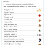 Capital Letters And Full Stops Worksheets Teaching Resources