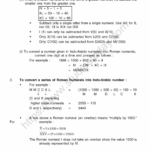 CBSE Class 5 Mental Maths Roman Numbers Worksheet