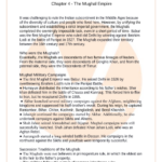 CBSE Class 7 History Chapter 4 Notes The Mughal Empire