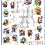 Christmas Worksheets Crossword Puzzles AlphabetWorksheetsFree